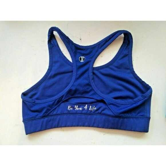 Holloway Women's Size Medium Blue Pullover Vented Sports Bra Be You For Life - Picture 3 of 5